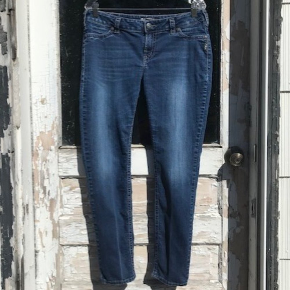 Silver Suki Mid Super Skinny Jeans